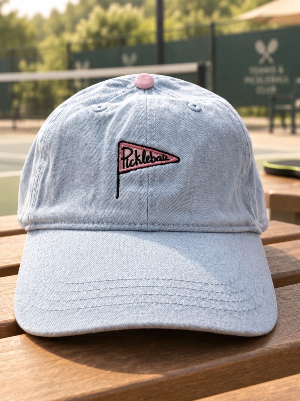 NWT Frasier Sterling Sport Pale Blue Pickleball Cap Sports Hat Adjustable